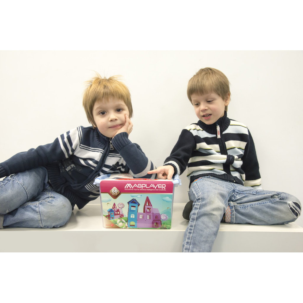 Конструктор Magplayer Набір 86 ел. (MPT-86) - зображення 8