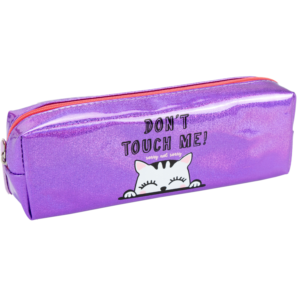 Пенал Cool For School голографічний 1 відділення фіолетовий (CF87033) - зображення 1