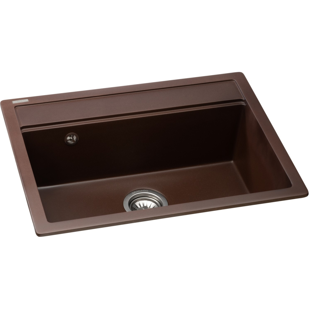 Мийка кухонна GRANADO ARTES marron з сифоном (gr3606) - зображення 2