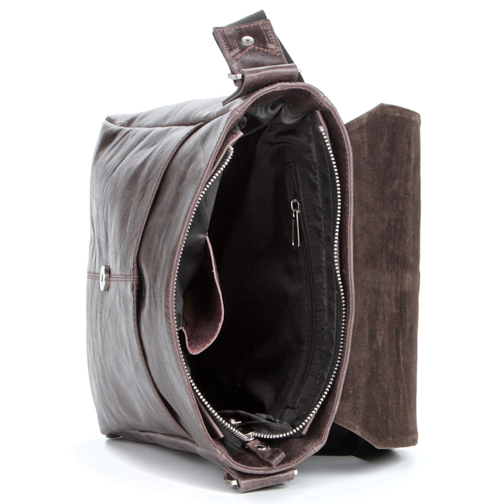 Сумка Shvigel Шкіряна Коричнева (00796) - зображення 9