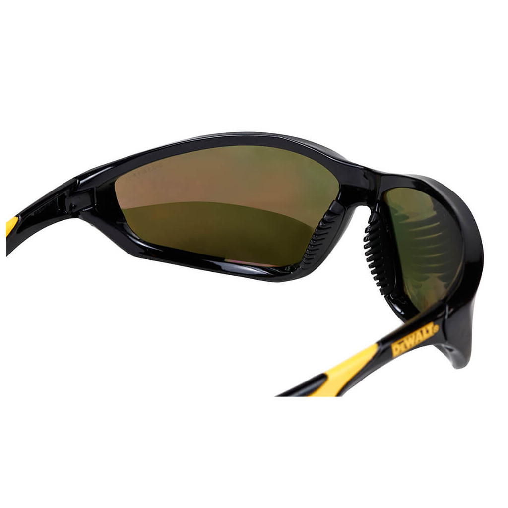 Захисні окуляри DeWALT Router, кольорові дзеркальні, полікарбонатні, з подвійними дужками (DPG96-FD) - зображення 5