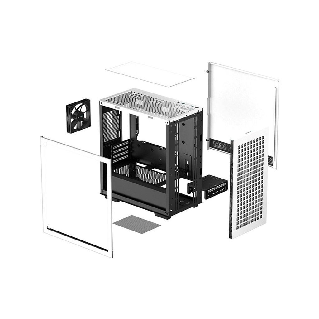 Корпус Deepcool CH370 White (R-CH370-WHNAM1-G-1) - зображення 11