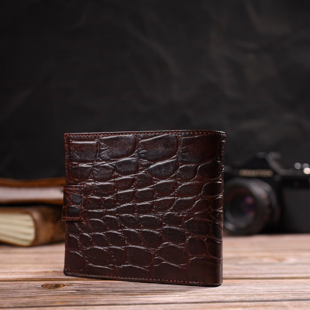 Гаманець Canpellini З натуральної шкіри Коричневий (21773) - зображення 10