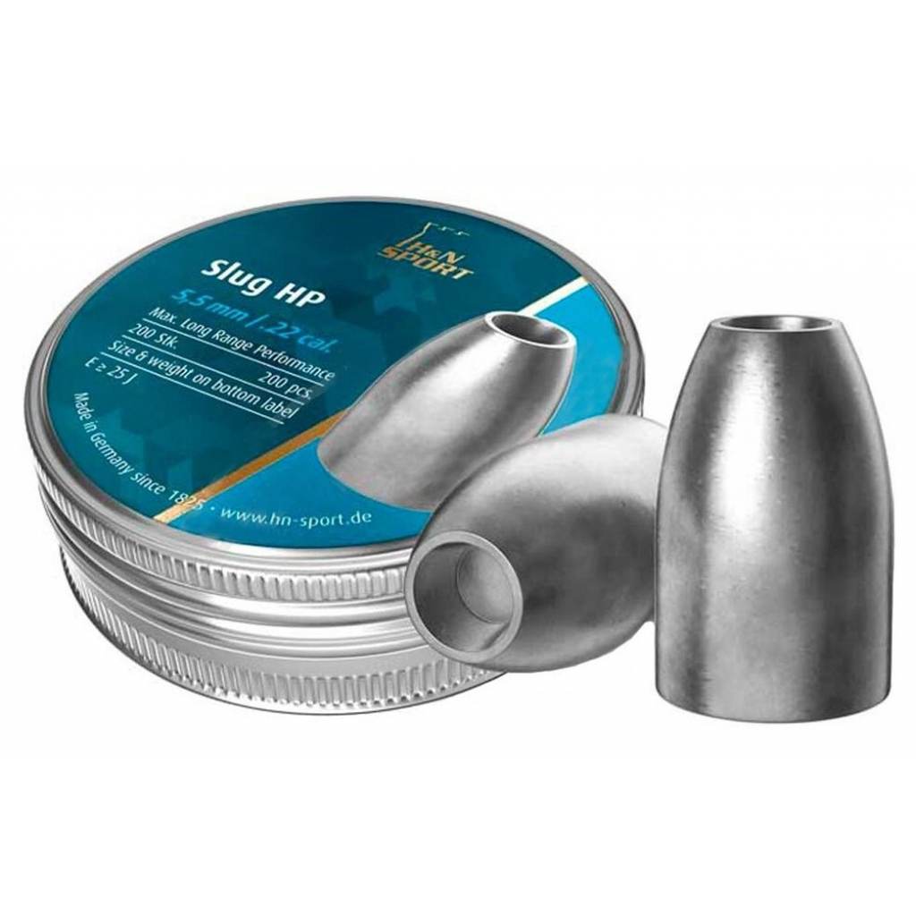 Пульки H&N Slug HP 5,53 мм 200 шт/уп (96355302101) - зображення 1