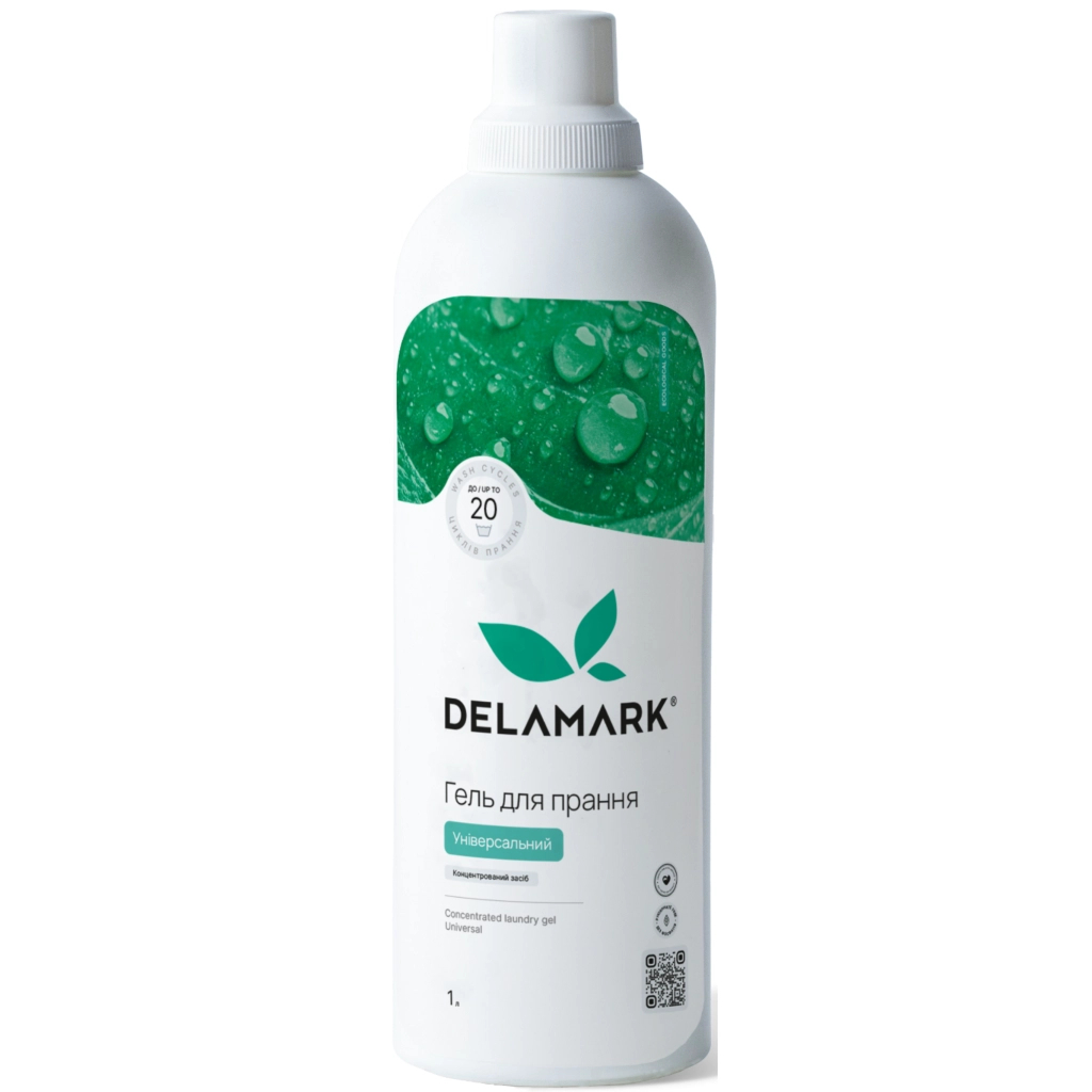Гель для прання DeLaMark Universal 1 л (4820152330154) - зображення 1