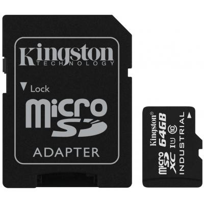 Карта пам'яті Kingston 64GB microSD class 10 USH-I (SDCIT/64GB) - зображення 1
