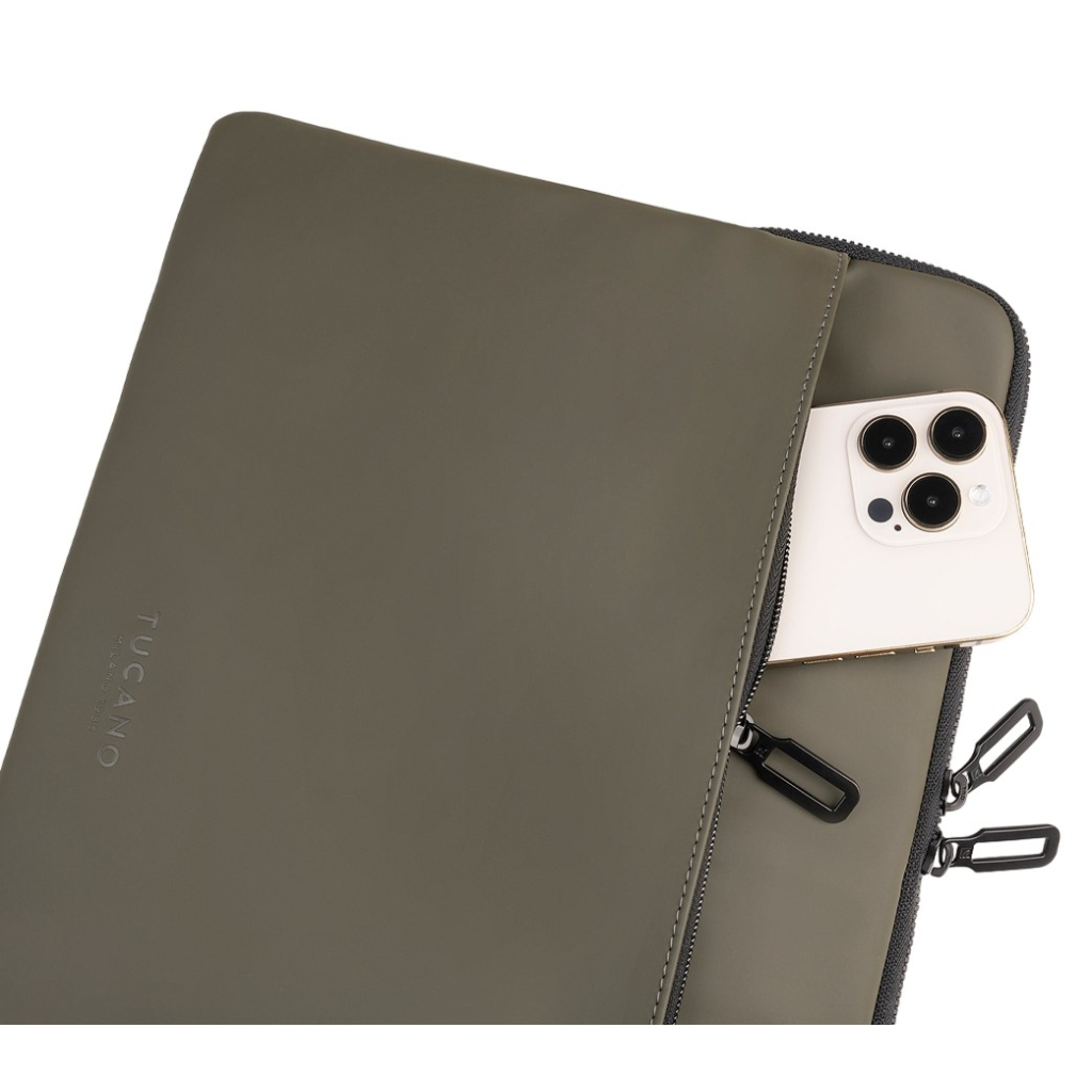 Чохол до ноутбука Tucano 16" Gommo MB Pro, green (BFGOM1516-VM) - зображення 4