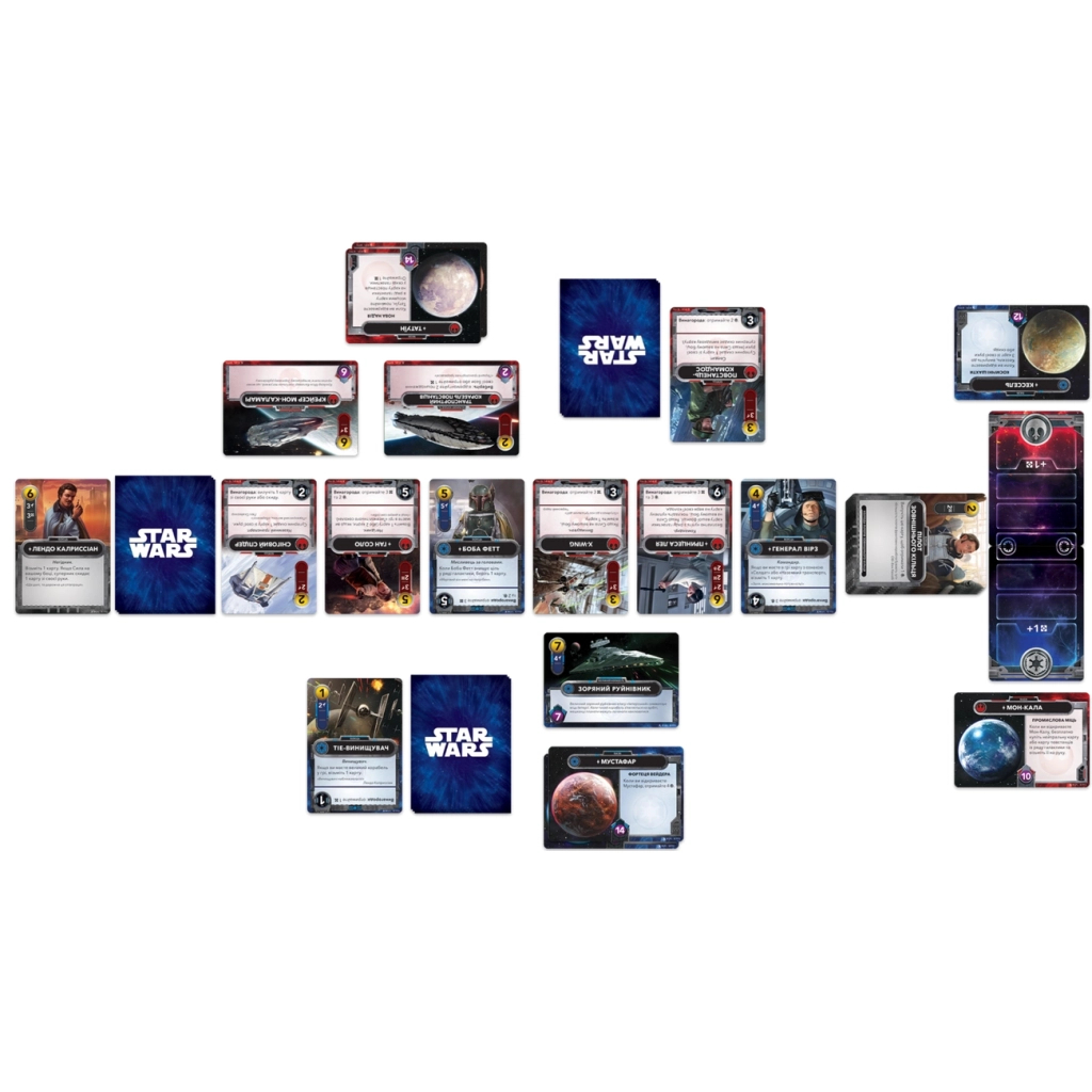Настільна гра Geekach Games Зоряні війни. Колодобудівна гра (Star Wars: The Deckbuilding Game) (укр.) (GKCH168SW) - зображення 4