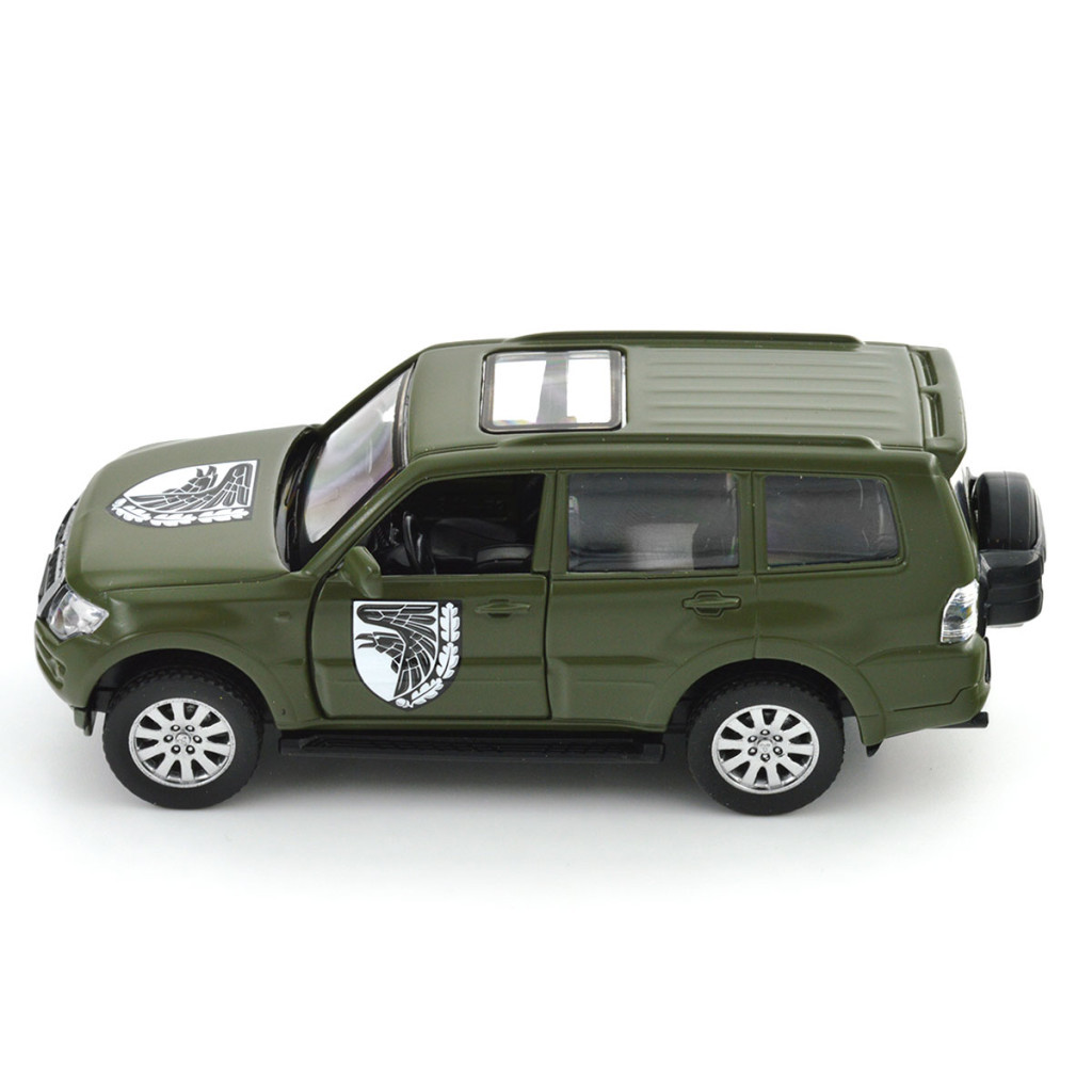 Машина TechnoDrive Автомодель серії Шеврони Героїв - Mitsubishi Pajero 4WD Tubro - 93 ОМБр (250283M) - зображення 9