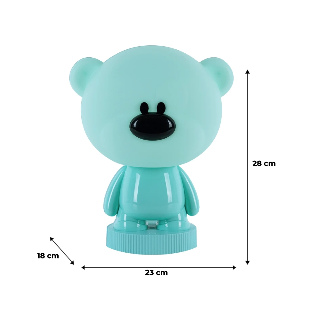 Нічник Kite Світильник LED з акумулятором Bear, зелений (K24-490-2-4) - зображення 6