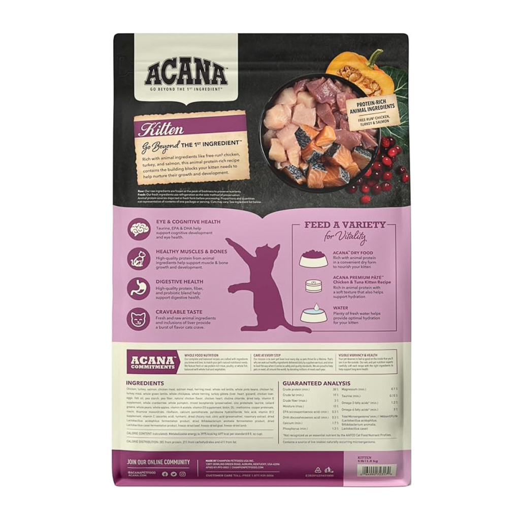 Сухий корм для кішок ACANA Highest Protein Kitten Recipe 1.8 кг (0064992723255) - зображення 4