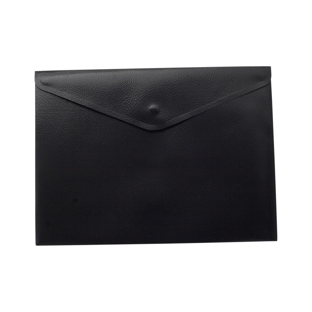 Папка - конверт Buromax А4, with a button, black (BM.3925-01) - зображення 2