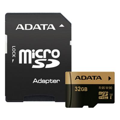 Карта пам'яті ADATA 32GB microSD class 10 XPG UHS-I U3 (AUSDH32GXUI3-RA1) - зображення 1