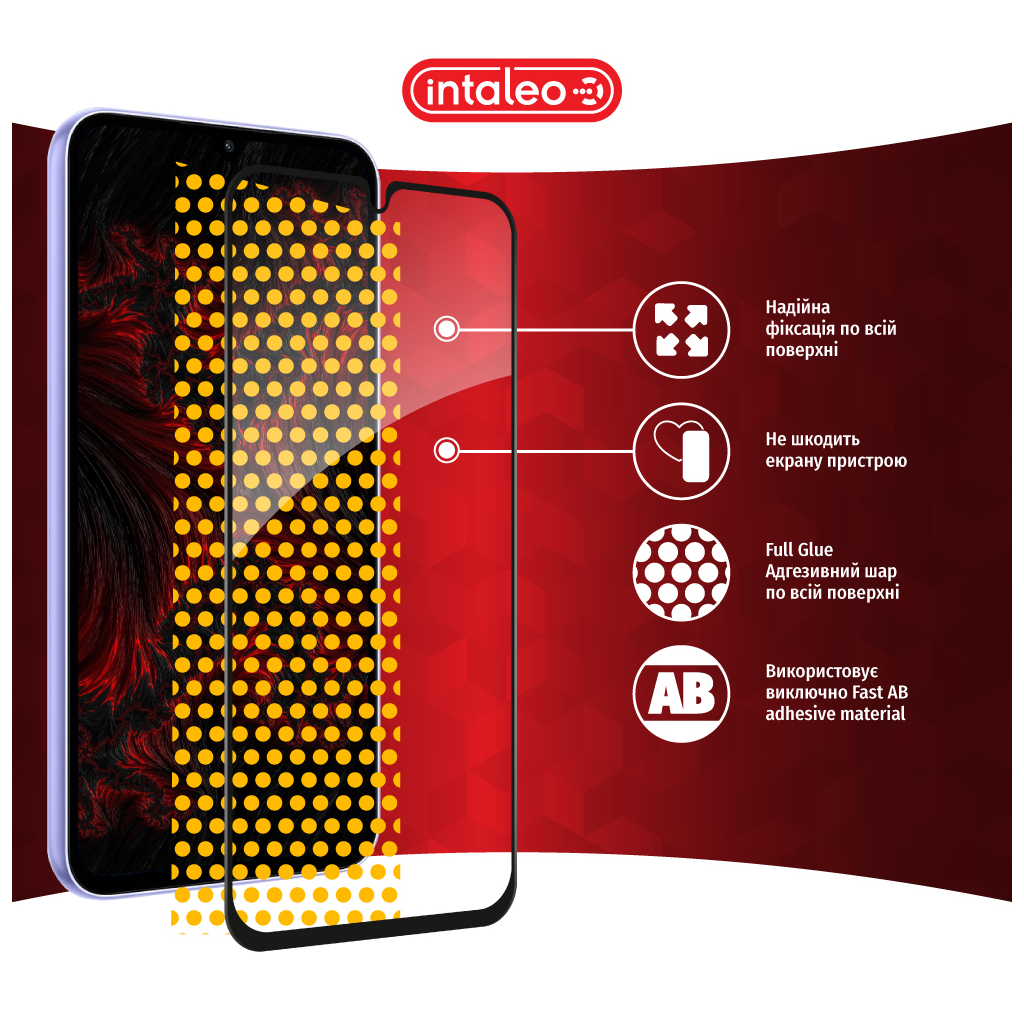 Скло захисне Intaleo Full Glue Samsung A34 5G Black (1283126559839) - зображення 7