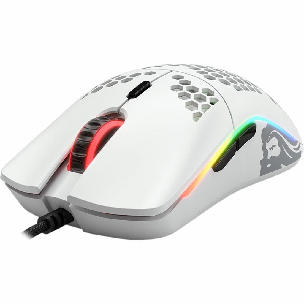 Мишка Glorious Model O Minus Matte White (GOM-White) - зображення 1