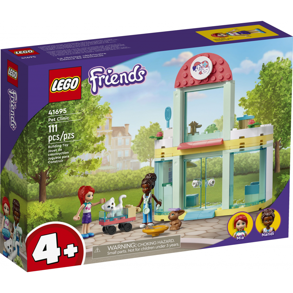 Конструктор LEGO Friends Клініка для домашніх тварин (41695) - зображення 1