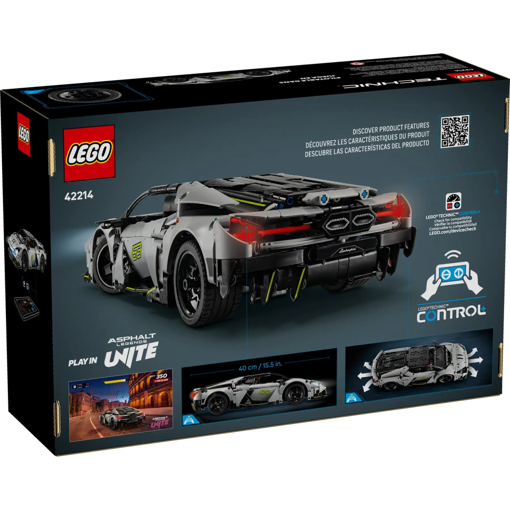 Конструктор LEGO Technic Суперкар Lamborghini Revuelto (42214) - зображення 9