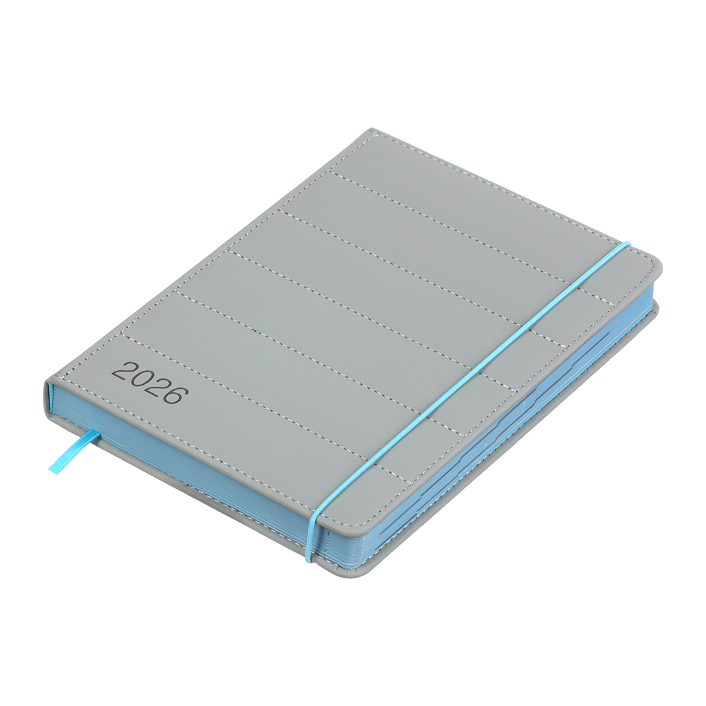 Тижневик Buromax датований 2026 AURA, А5 сірий (BM.21100-09) - изображение 3