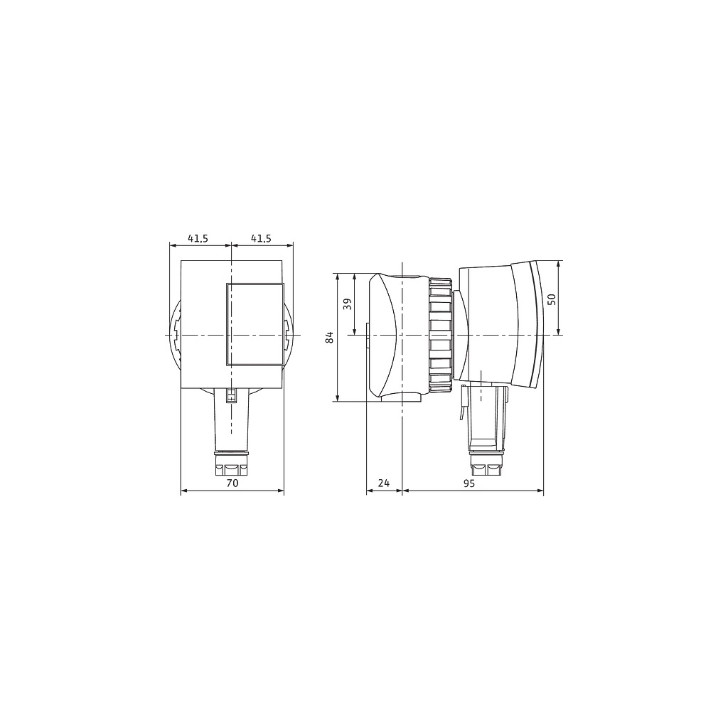 Циркуляційний насос Wilo Star-Z Nova, 1/2", 10 бар, 84 мм, 5 Вт, 230V (4132760) - зображення 3