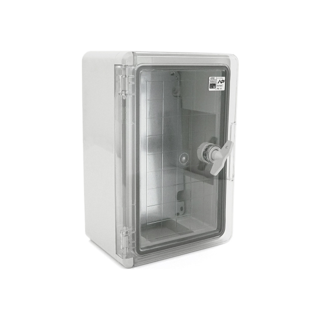 Шафа настінна ADAL PANO 300х200х130, з прозор. двецятами, IP65, Бокс ударостійкий, ABS пластик (111515) - зображення 1