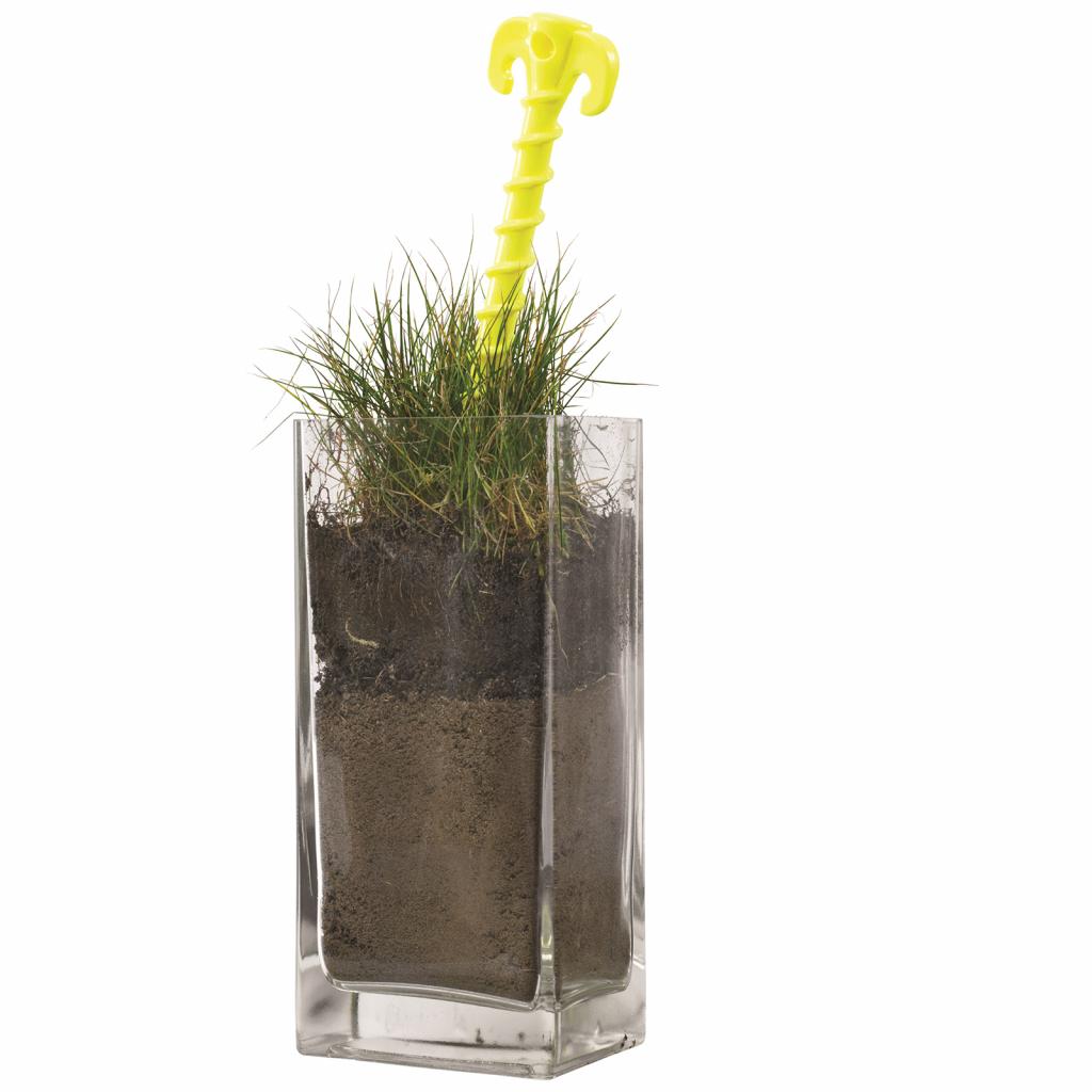 Комплект кілочків Outwell Screw Plastic Peg 25 см 6 шт Luminous Green (928774) - зображення 2