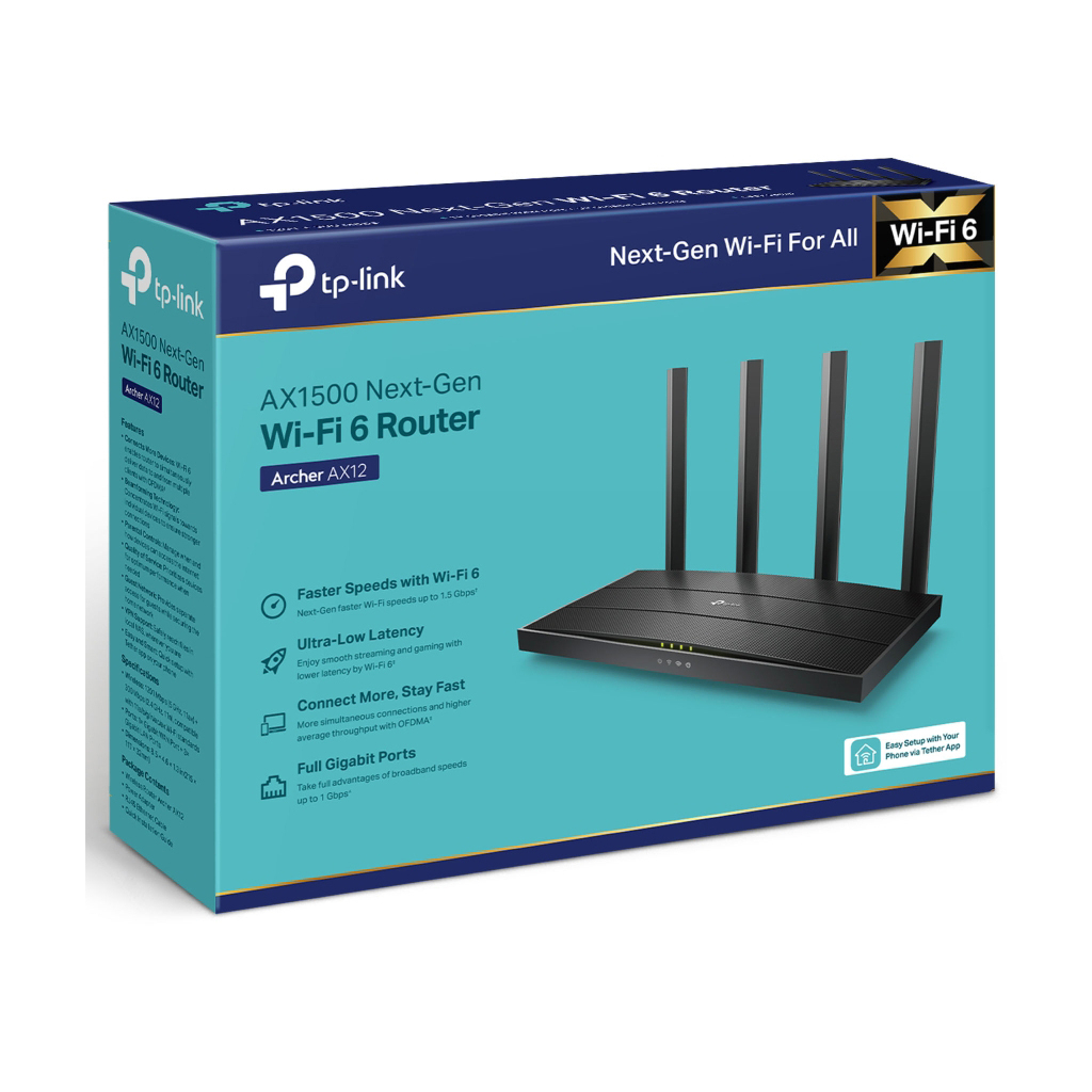 Маршрутизатор TP-Link ARCHER-AX12 - изображение 4