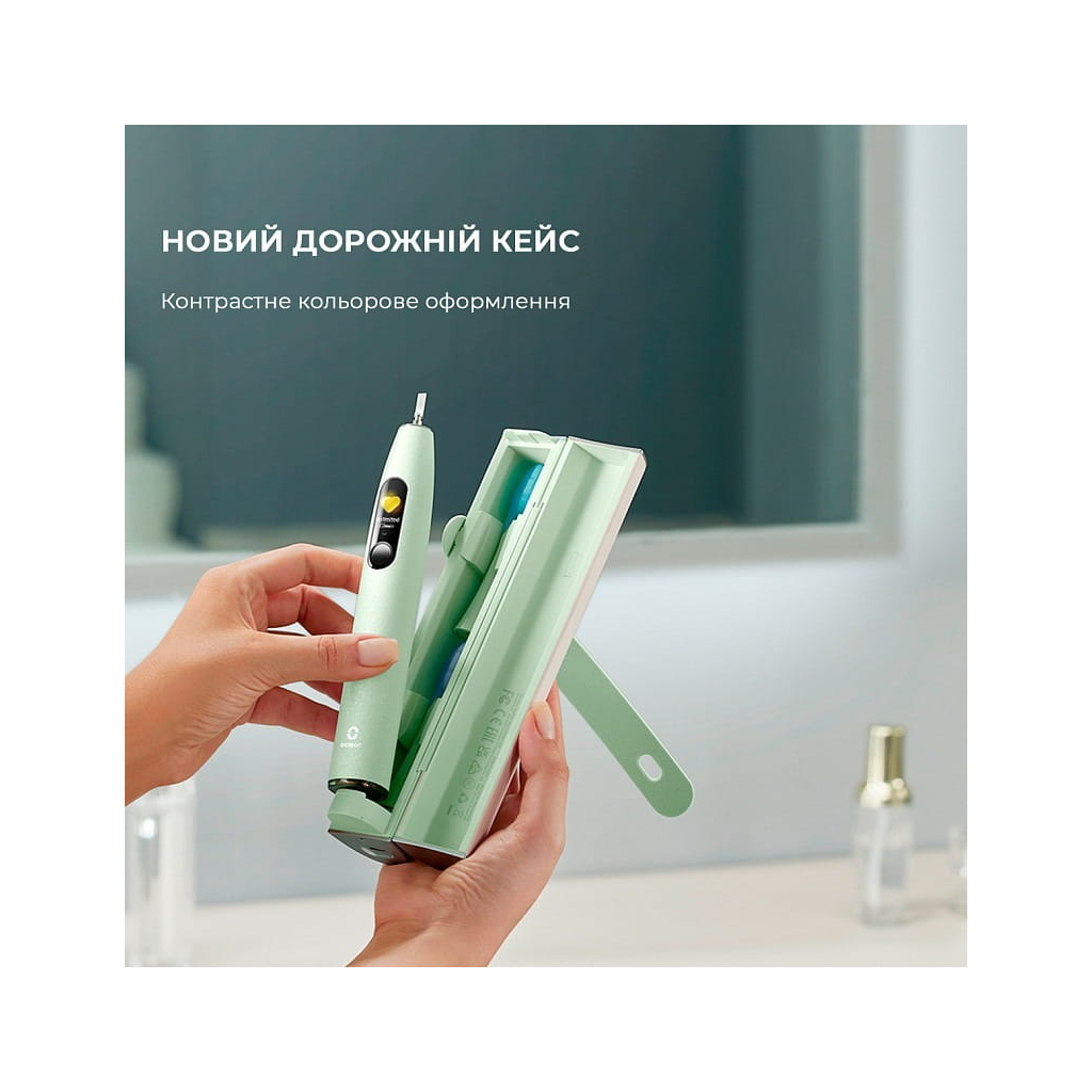 Електрична зубна щітка Oclean X Ultra Set Green (6970810553505) - зображення 11