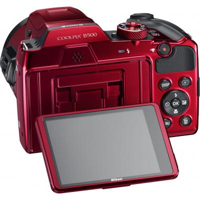Цифровий фотоапарат Nikon Coolpix B500 Red (VNA953E1) - зображення 6