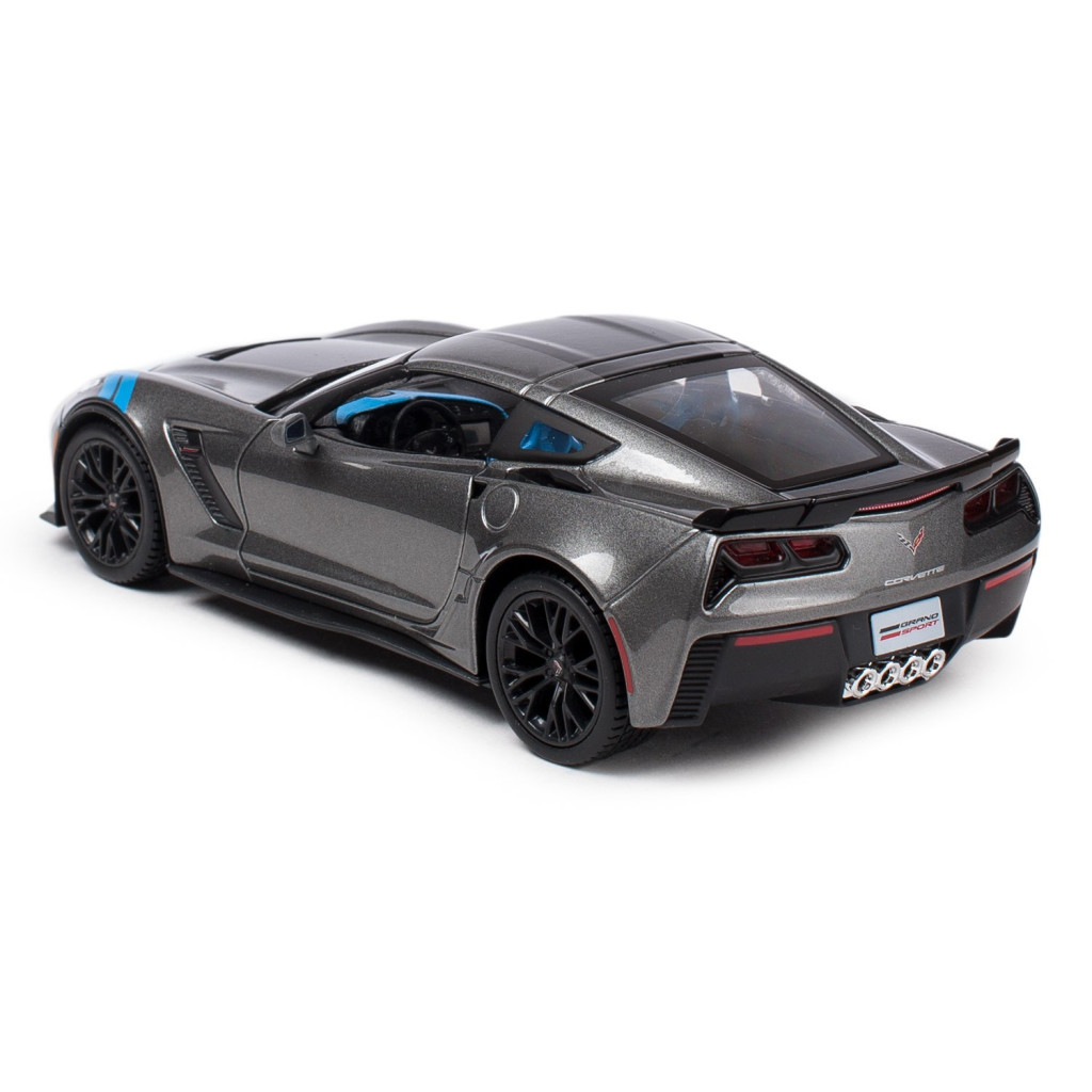 Машина Maisto Corvette Grand Sport 2017 (1:24) сірий металік (31516 met. grey) - зображення 2