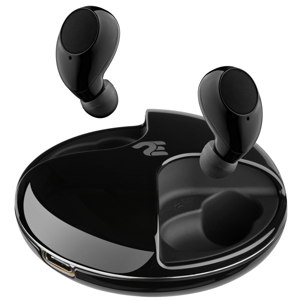 Навушники 2E RainDrops X True Wireless Waterproof Mic Black (2E-EBTWRDXBK) - зображення 1