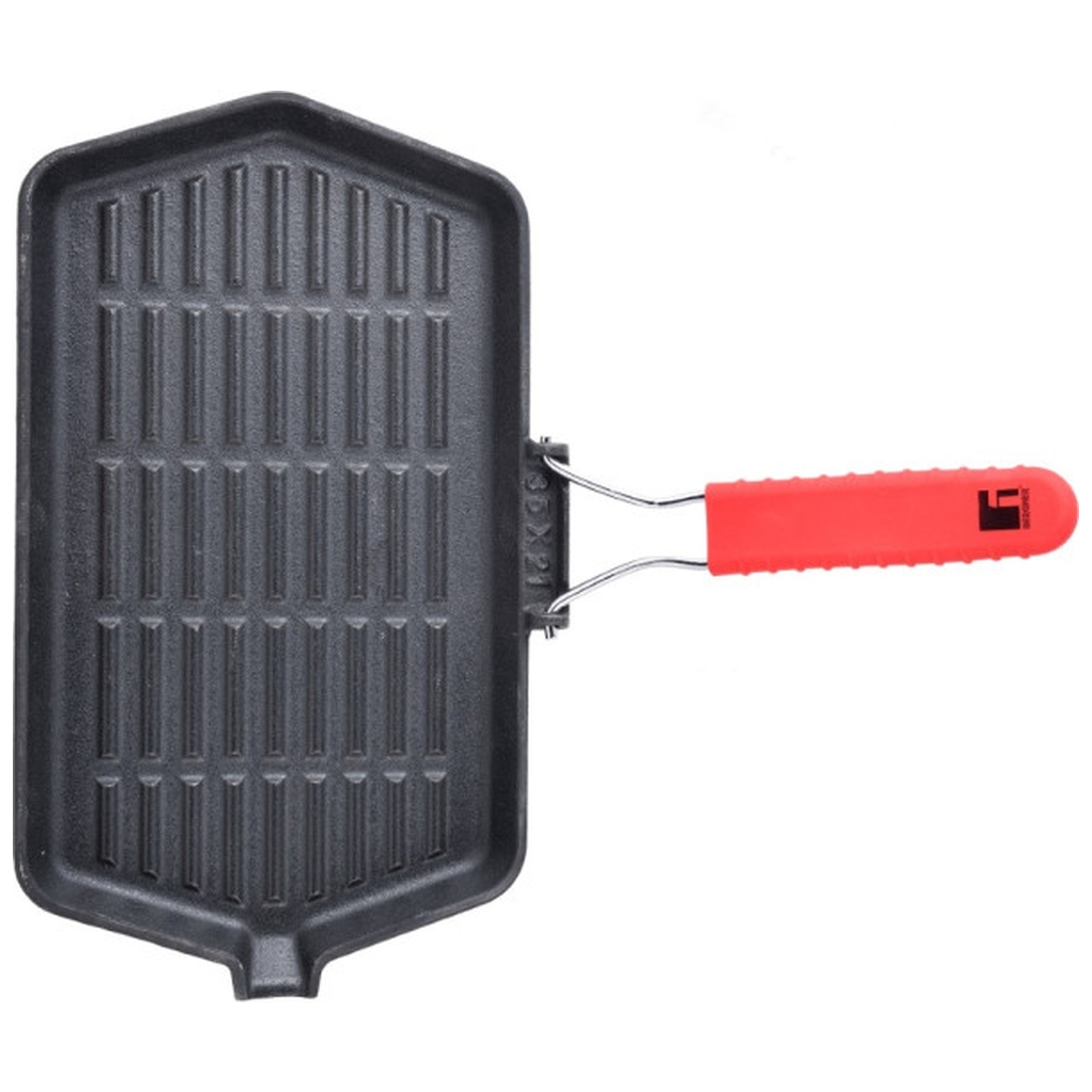 Сковорода Bergner Bbq lovers, гриль 34.3x20.4 см (BG-34131-BK) - зображення 3