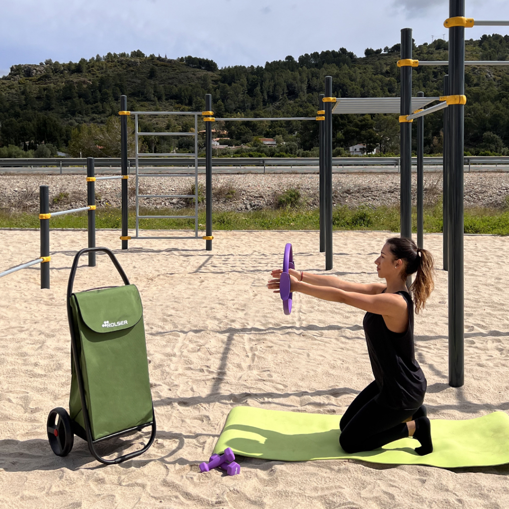 Сумка-візок Rolser Com MF 8 Black Tube Burdeos11 (COH012-1060) (930280) - зображення 10