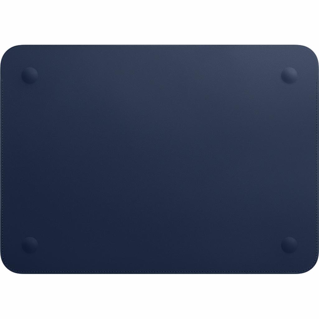 Чохол до ноутбука Apple 12" MacBook Leather Sleeve, Midnight Blue (MQG02ZM/A) - зображення 2