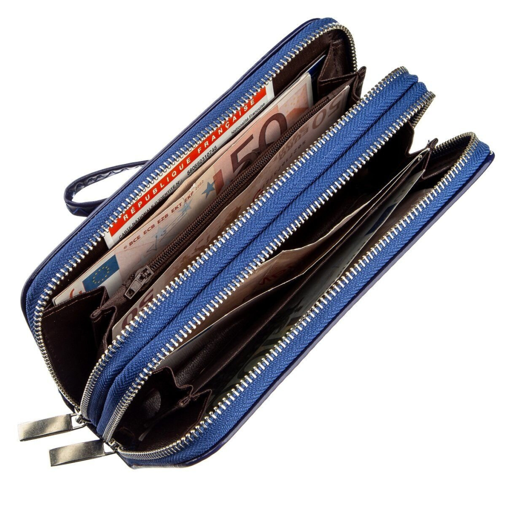 Гаманець Kivi З екошкіри Синій (19050) - зображення 5