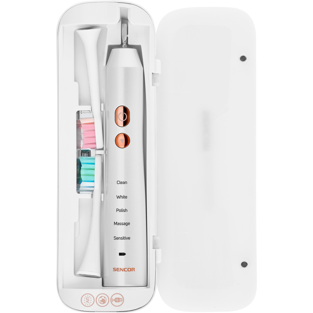Електрична зубна щітка Sencor SOC 3313PW (SOC3313PW) - зображення 4