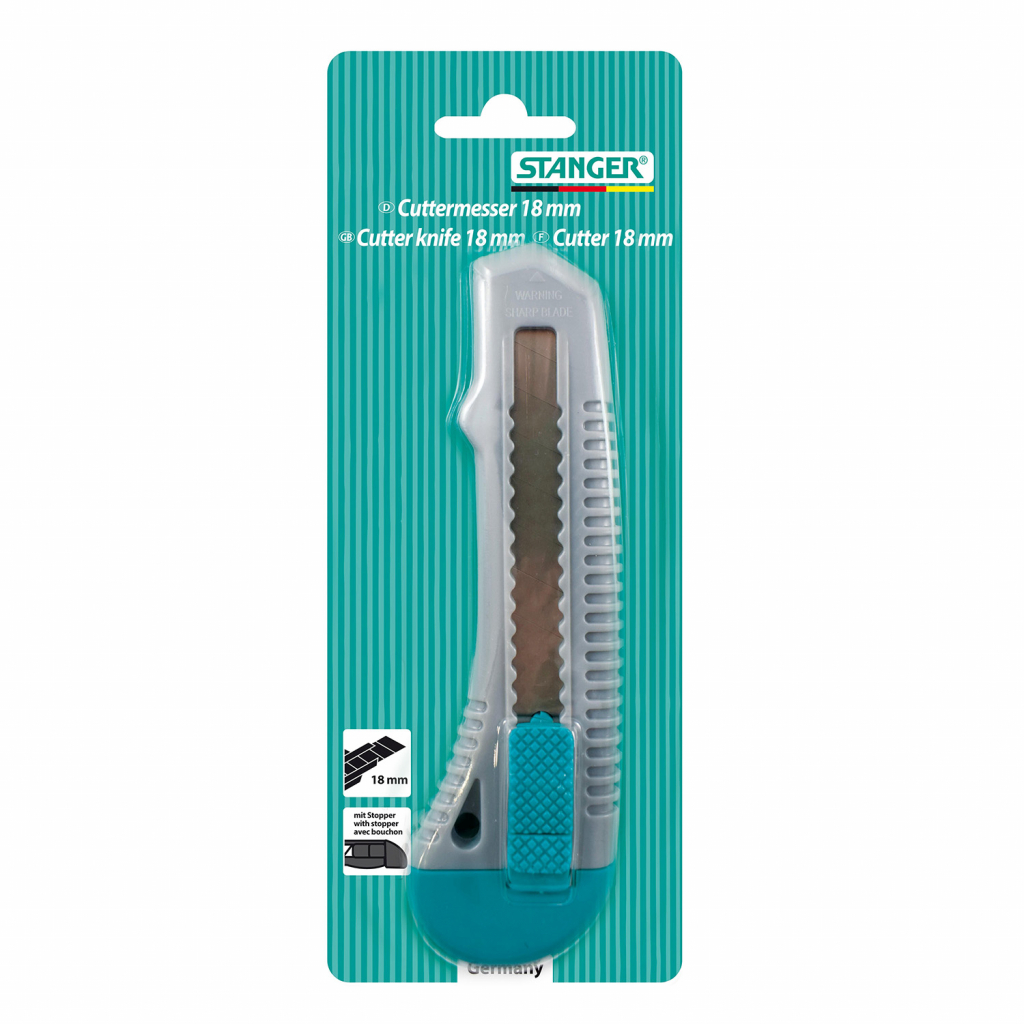 Ніж канцелярський Stanger 18 мм (340110) - зображення 1