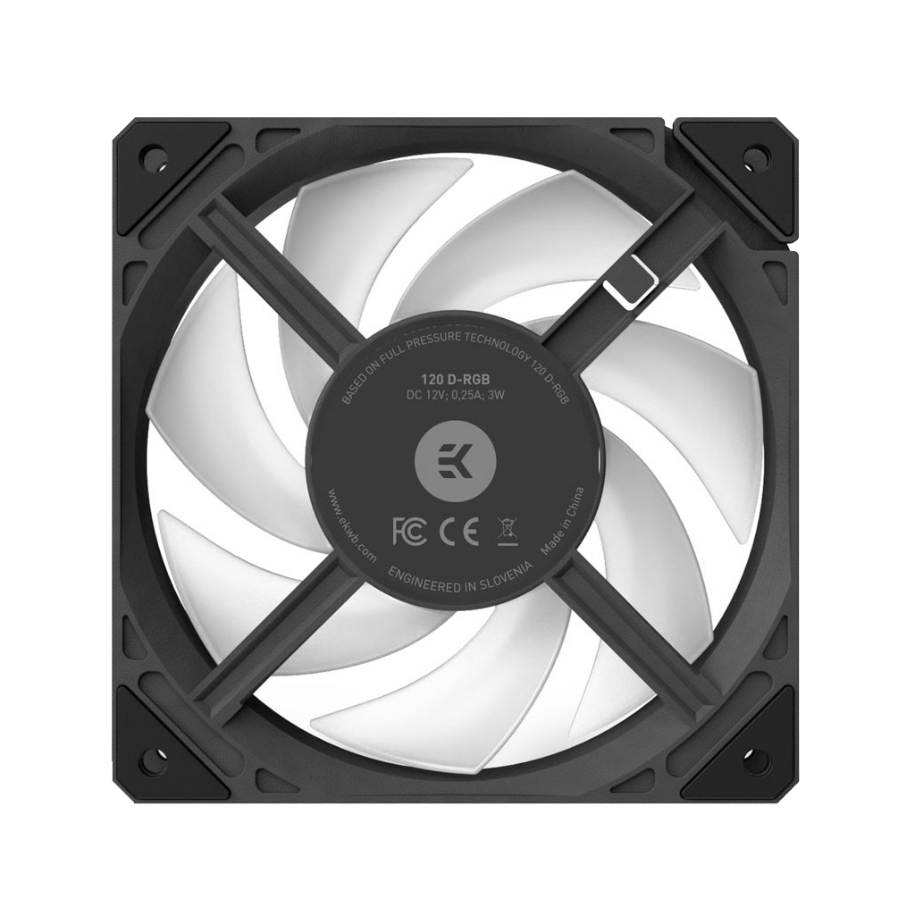 Кулер до корпусу Ekwb EK-Loop Fan FPT 120 D-RGB - Black (3831109897546) - зображення 2