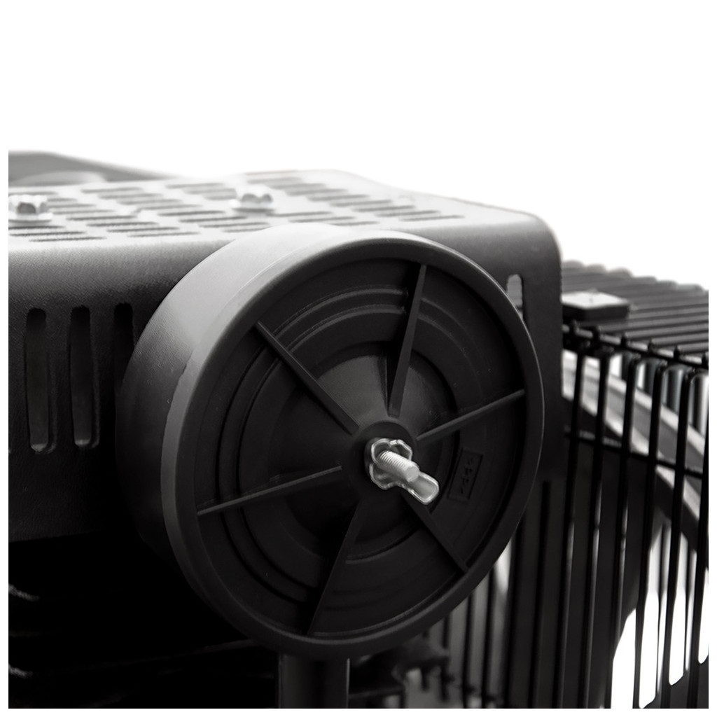 Компресор Sigma двоциліндровий ремінний 2.5кВт 335л/хв 10бар 50л (2 крана) (7044121) - зображення 8