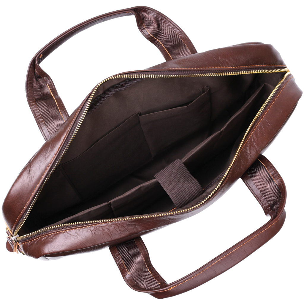 Сумка Vintage Шкіряна для ноутбука Коричнева (20681) - зображення 6