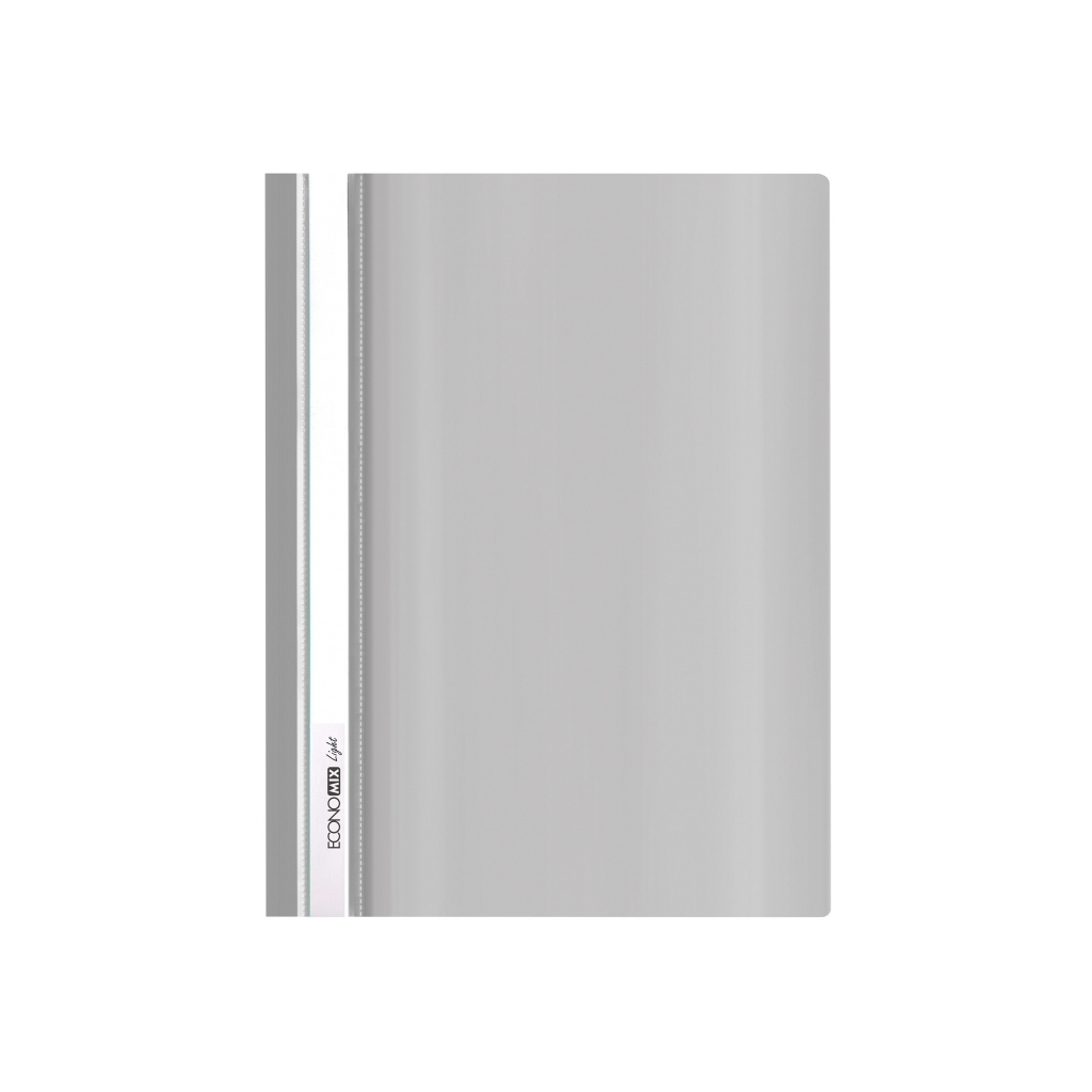 Папка-швидкозшивач Economix А4 Light без перфорації, сіра (E38503-10) - зображення 1