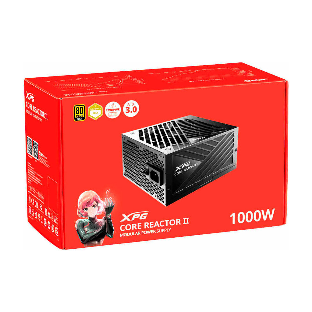 Блок живлення ADATA 1000W (COREREACTORII1000G-BKCEU) - зображення 8