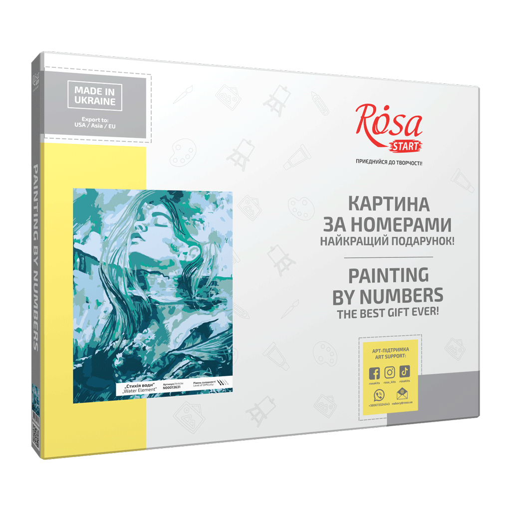Картина по номерам Rosa Star Стихія води 35х45 см (4823098525301) - зображення 2