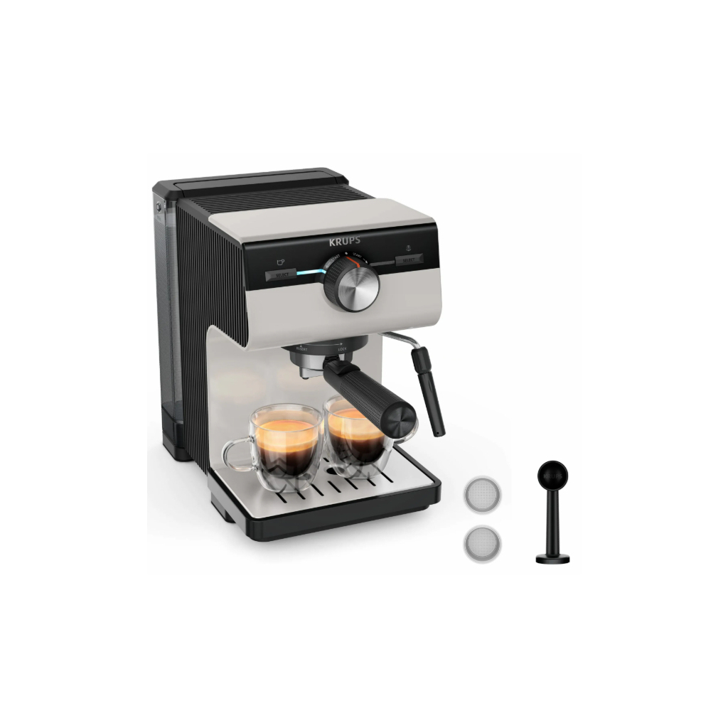 Ріжкова кавоварка еспресо Krups XP381B10 - зображення 2