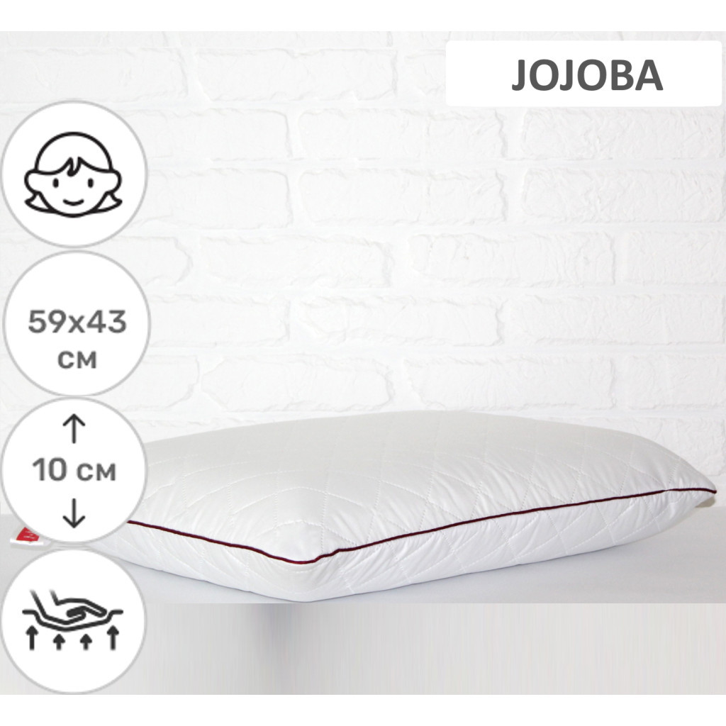 Подушка MirSon ортопедична 6084 Steep Line Jojo WoMen 59х43х10 (2200003262384) - изображение 2