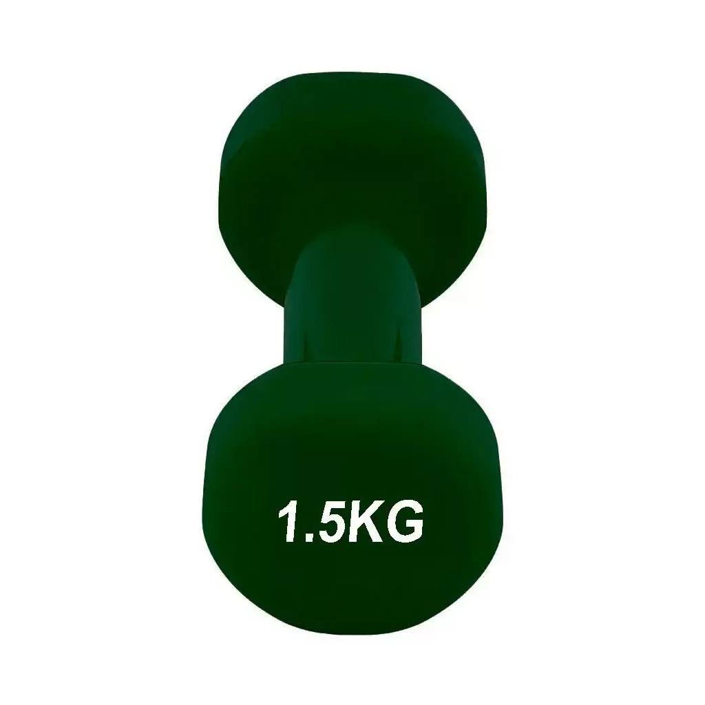 Гантель PowerPlay 4125 Achilles 1.5 кг Зелена (PP_4125_1.5kg) - зображення 5