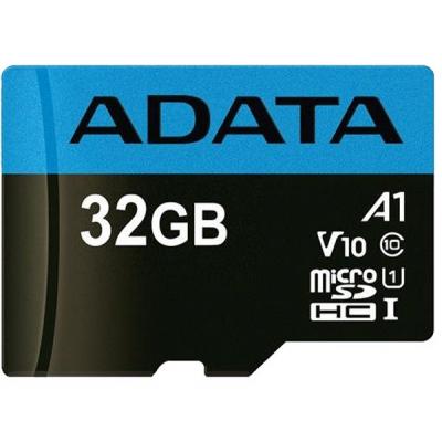 Карта пам'яті ADATA 32GB microSD class 10 UHS-I A1 Premier (AUSDH32GUICL10A1-R) - зображення 1
