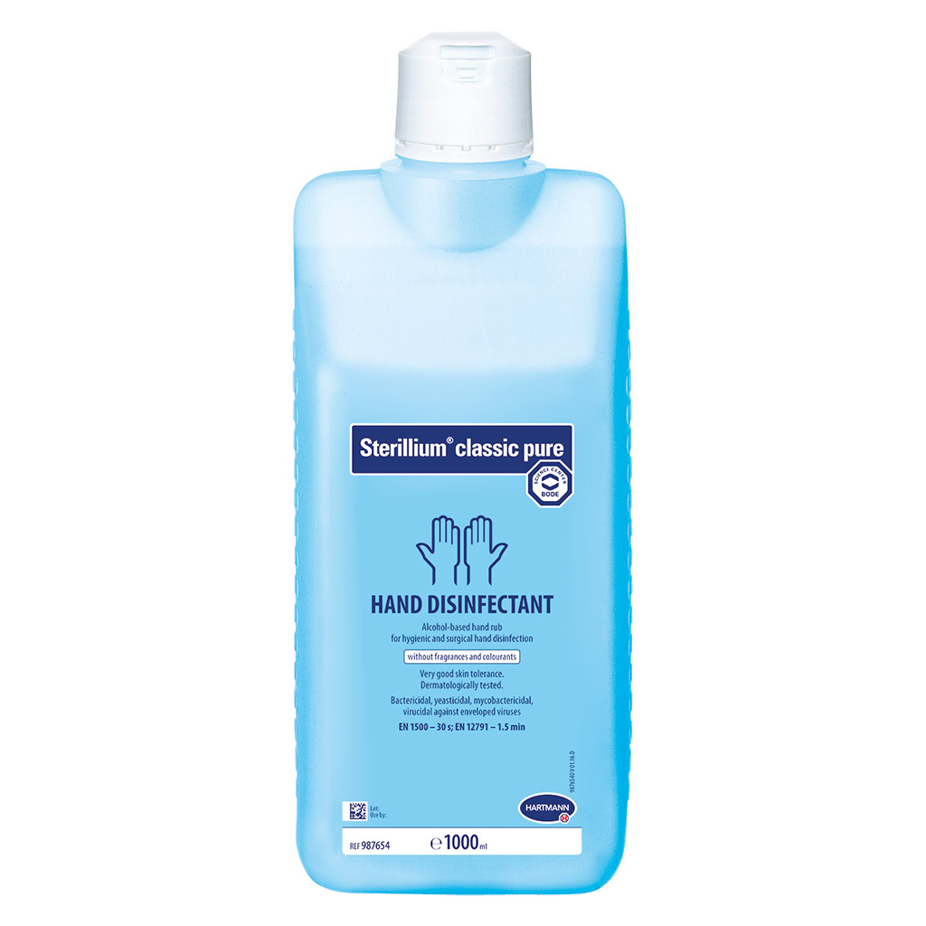 Антисептик для рук Bode Sterillium classic pure 1 л (4031678045075) - зображення 1
