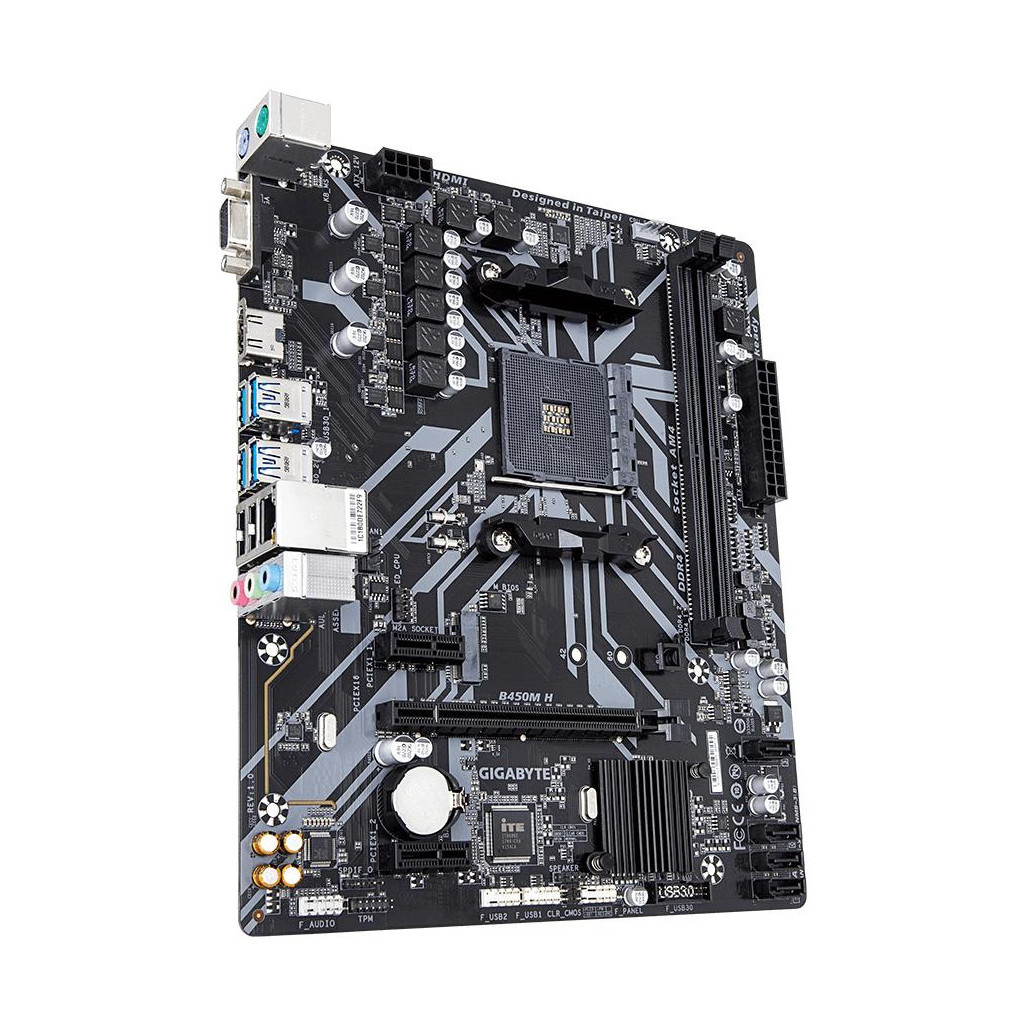 Материнська плата GIGABYTE B450M H - зображення 3