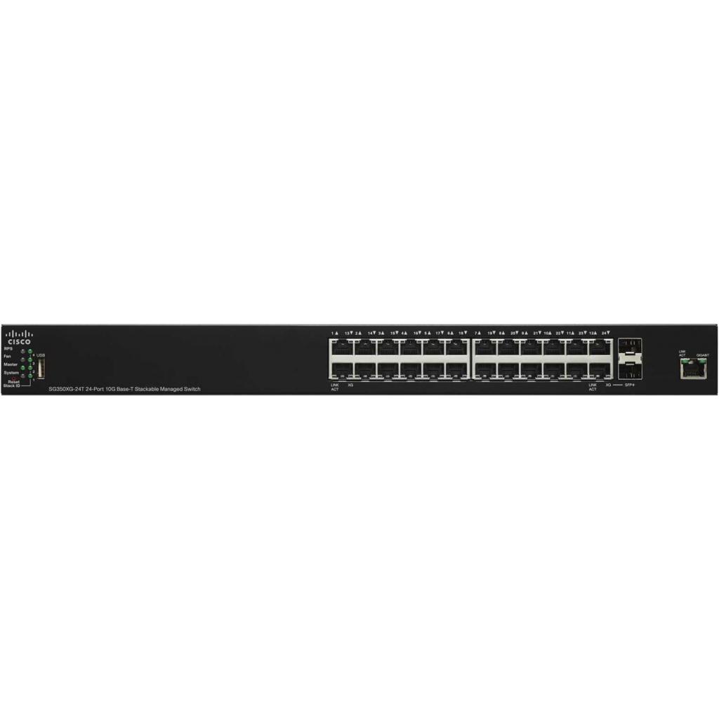 Комутатор мережевий Cisco SG350XG-24T-K9-EU - зображення 2