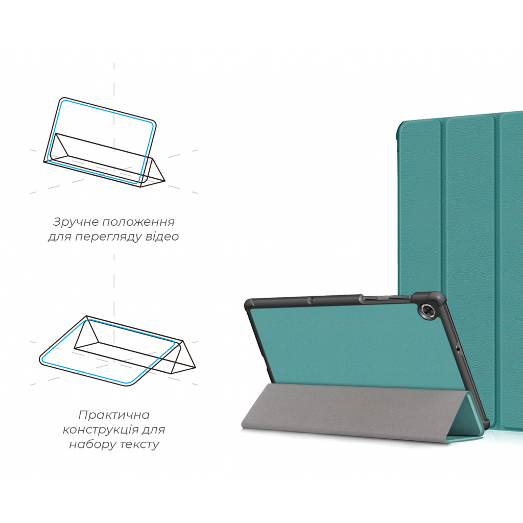 Чохол до планшета Armorstandart Smart Case Lenovo Tab M10 Plus TB-X606/M10 Plus (2nd Gen) Green (ARM58621) - изображение 4